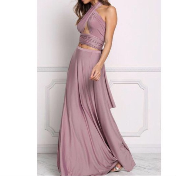 NWT Sexy maxi skirt two piece set - Picture 2 of 3